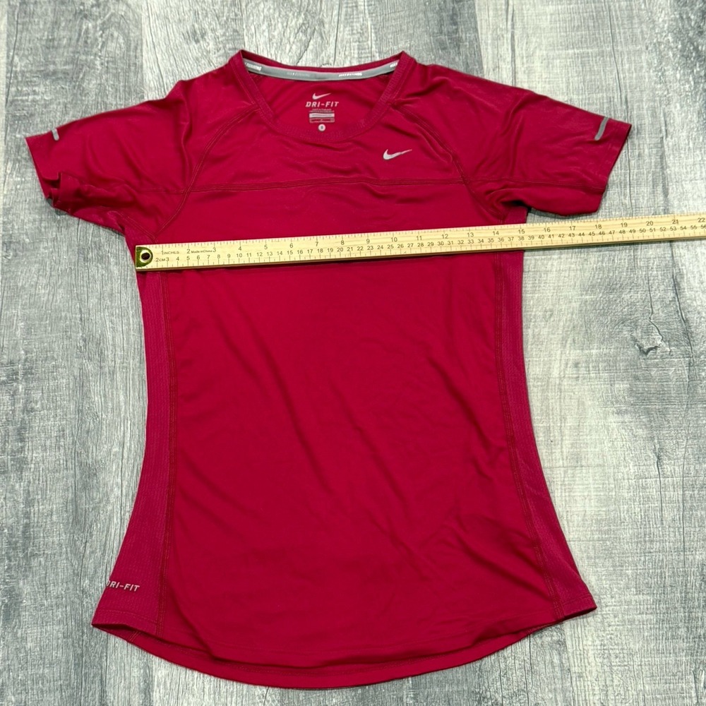 Nike Running Dri-Fit Small Pink Shirt Reflective ‎ Actiivewear - Picture 4 of 5